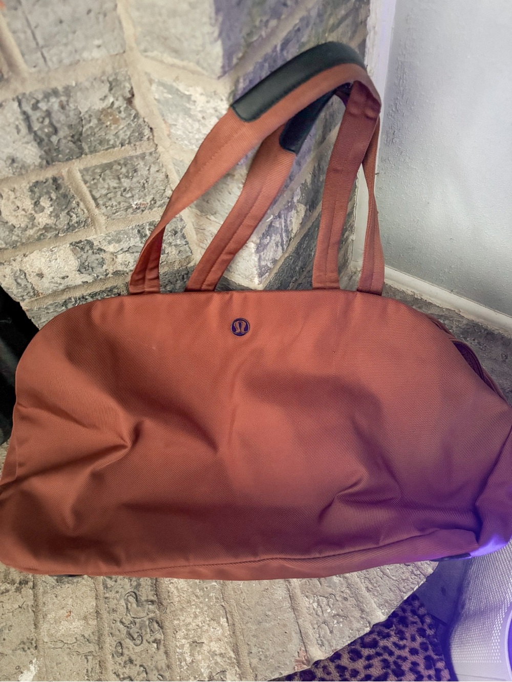 Lululemon Athletics City Essentials Duffel 28L in Roasted Brown